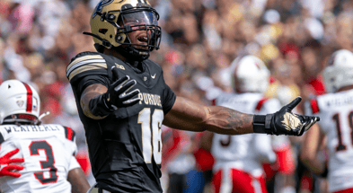 Purdue linebacker Mani Powell